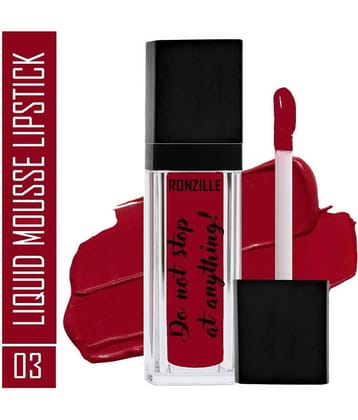 Ronzille - Fuchsia Pink Matte Lipstick 10