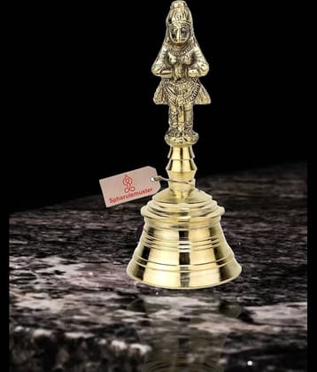 Spherulemuster Pooja Bell Hanuman Face (16x 7Cm) ( Pack of 1 )