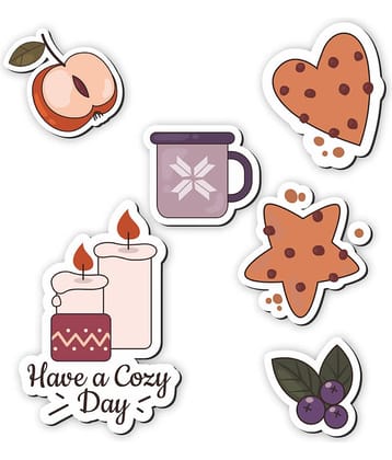 Saf Wood Fridge Magnet - Pack of 6