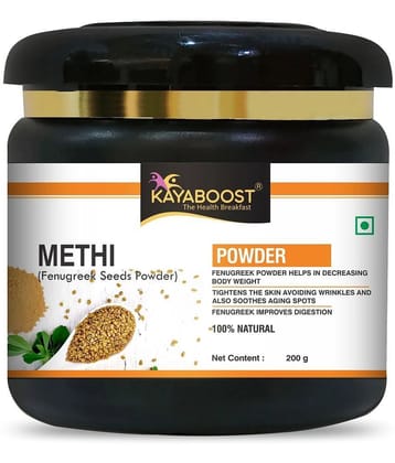 KAYABOOST Fenugreek (Methi) Powder-100% Pure Natural Herbal for Hair Growth (200 g)