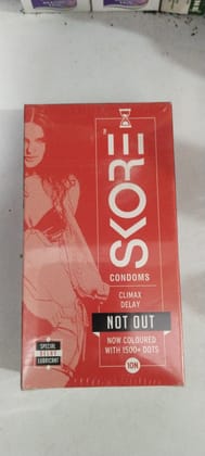 Skore Condoms Climax Delay Not out 