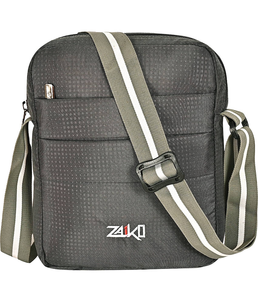 ZAIKO BAGS Navy Blue Solid Messenger Bag