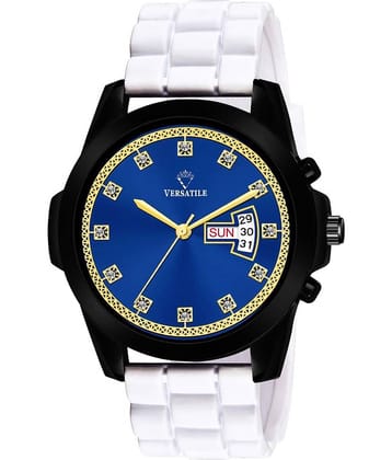 Versatile - White Silicon Analog Men's Watch