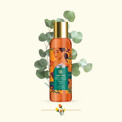 ashpveda Deep Relax Body Oil-Lemongrass & Eucalyptus