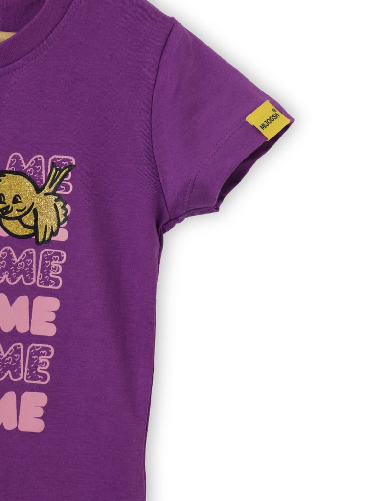 Sophisticated Kids Girls T shirt Cotton Sparkling Grape Violet Love Tweety 2025 at ShopCircuit |