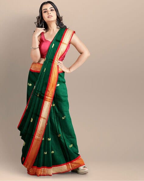 Trending Pathani Kanjivaram Silk Woven Saree