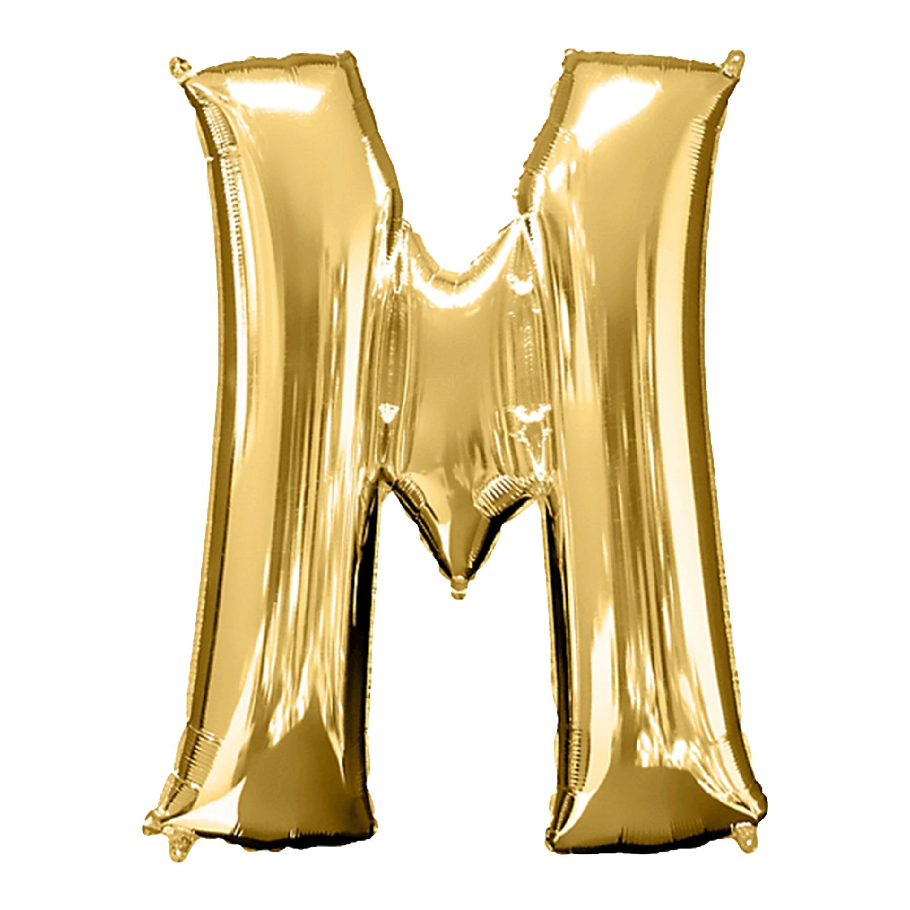 Alphabet M Golden Foil Balloon - Helium Or Air Filled - 40 inches  - 1PC