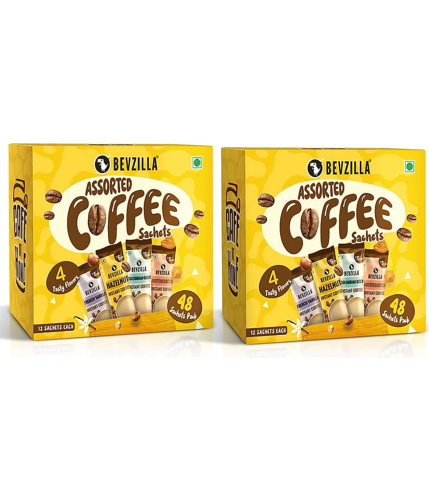 Bevzilla Instant Coffee Powder 192 gm Pack of 2