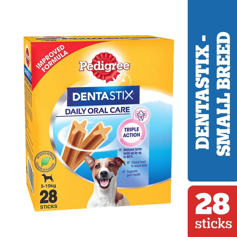 Pedigree Dentastix Oral Care Adult Small Breed (5-10 kg) Dog Treat (110gx4)
