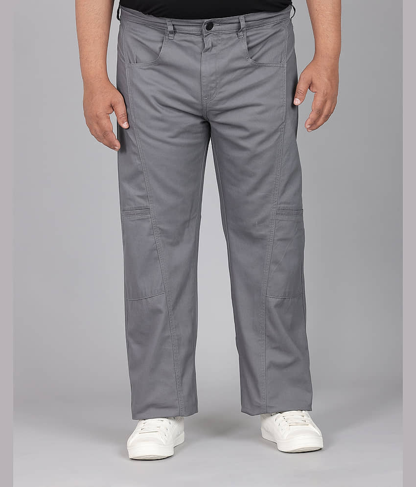 IVOC Straight Men's Trouser - Grey ( Pack of 1 )