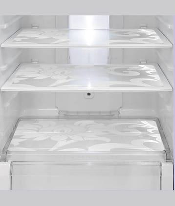 Revexo - PVC Multicolor Fridge Mats ( Pack of 3 )