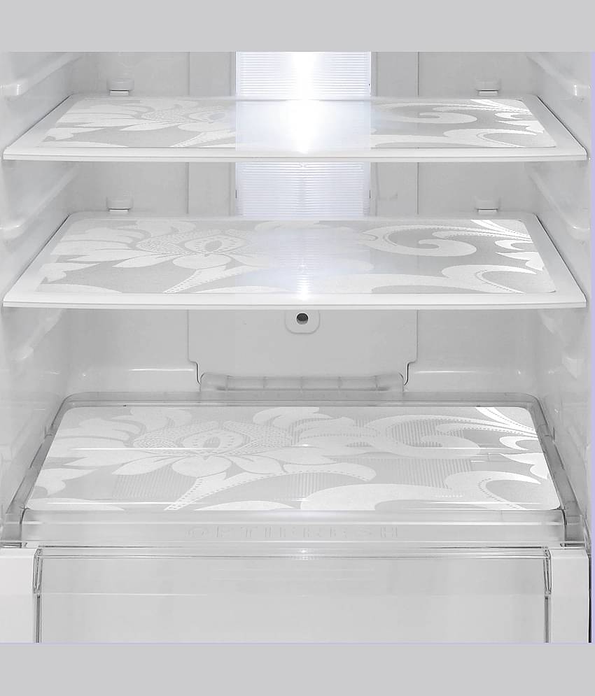 Revexo - PVC Multicolor Fridge Mats ( Pack of 3 )