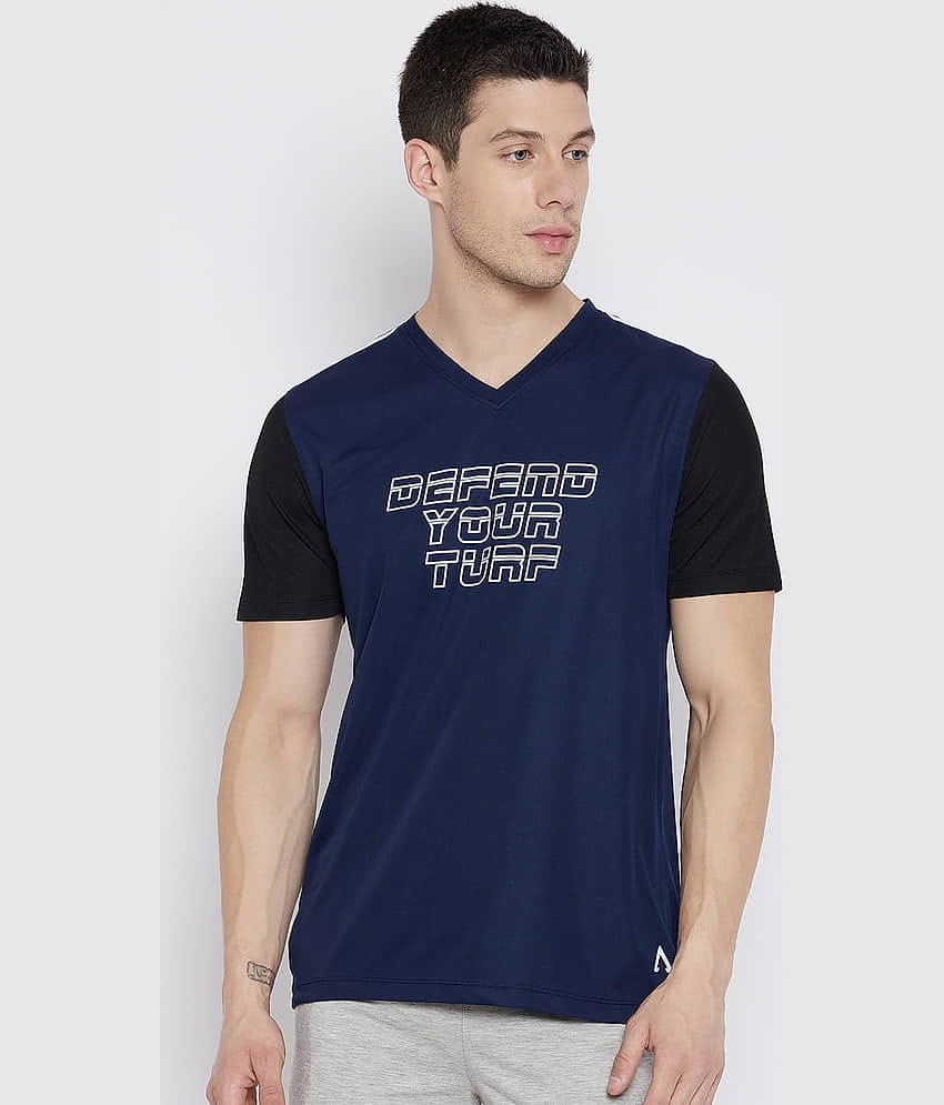 Austiex - Multicolor Polyester Regular Fit Men's Sports T-Shirt ( Pack of 1 )