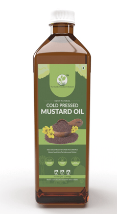 ODON NATURAL  COLD PRESSED MUSTADR OIL Better Pure & Unrefined- A1 Grade Mustard Seeds