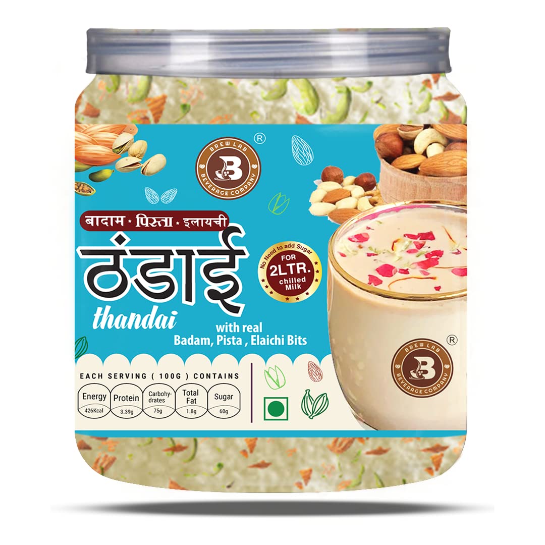 Brew Lab Premium Thandai Powder With Badam Pista And Elaichi 250 g