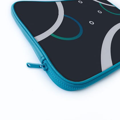 "Bubble Art" Laptop Sleeves:Bold Modern Design for Every Size-16" / Blue
