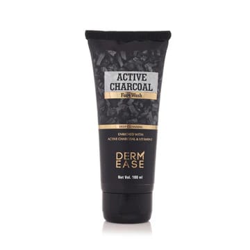 Dermease Charcoal Face Wash for Deep Clean & Glow