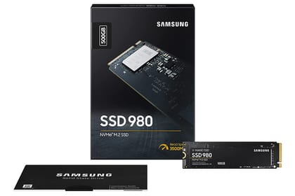 Samsung 980 500GB Upto 3500MB-s NVMe M.2 PCIe Internal Solid State Drive SSD MZ-V8V500BW