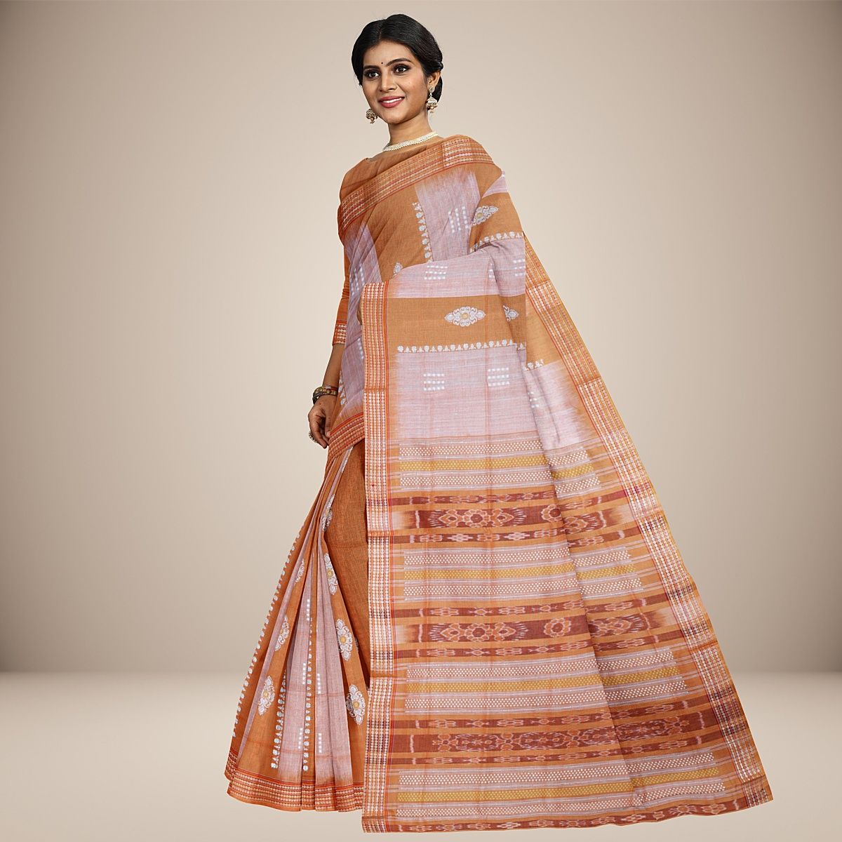 Bomkai Cotton Saree