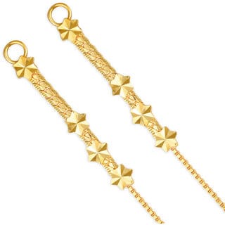 Kanchain Ear chain kanoti ear Cuff Ear to Ear Chain for Women and Girls- (VFJ1014KC)