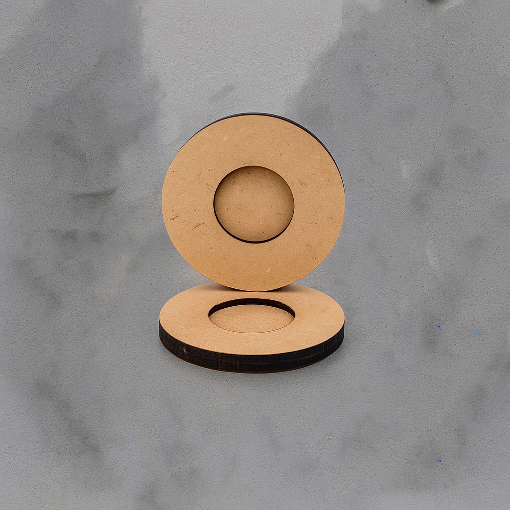 Dbeautify's Round MDF Tealight Candle Holder