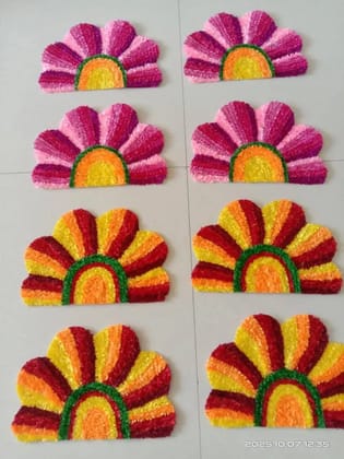 Rangoli Mat / Stencil Rangoli Mat   12 /15 inch