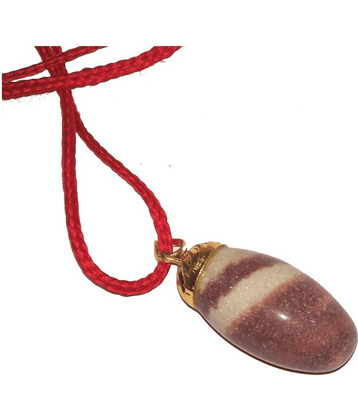 RUDRA DIVINE - Maroon Pendant ( Pack of 1 )