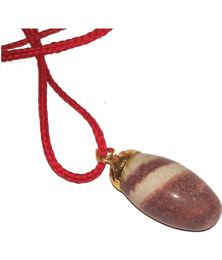 RUDRA DIVINE - Maroon Pendant ( Pack of 1 )