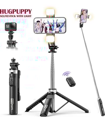 HUG PUPPY Bluetooth Selfie Flash Light ( Black )