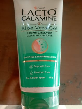Piramal lacto calamine aloe vera gel 99% pure aloe vera with vitamin E & glycerin