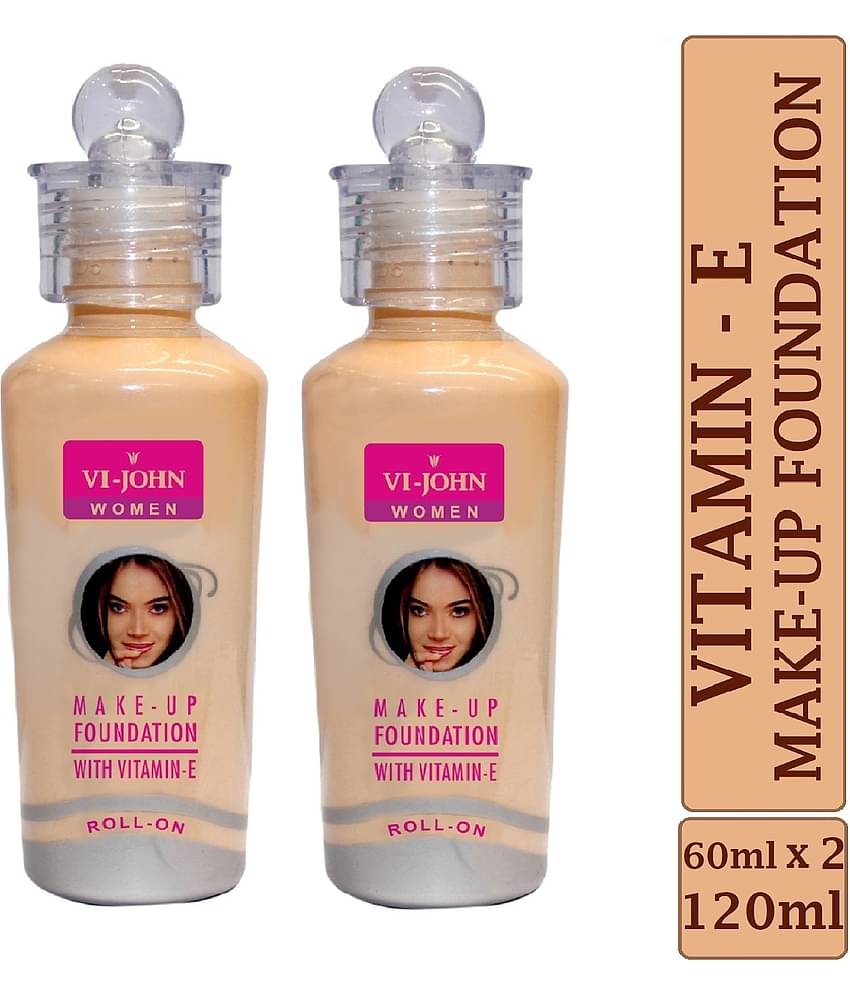 Vi-John Matte Liquid For All Skin Types Skin Nude Foundation Pack of 2