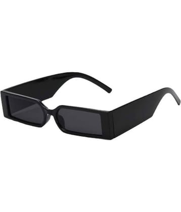 Dyana Core Black Rectangular Sunglasses ( Pack of 1 )
