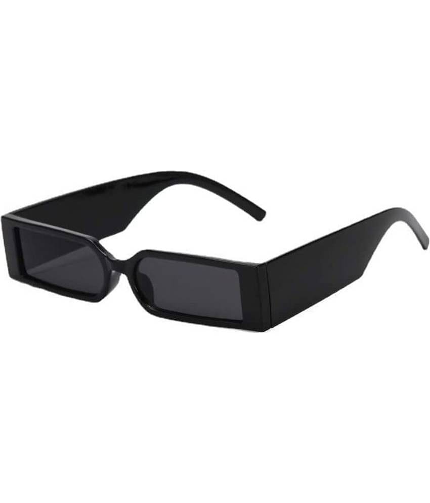 Dyana Core Black Rectangular Sunglasses ( Pack of 1 )
