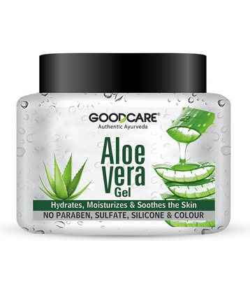 Goodcare Pure Aloe Vera Gel, Enriched with Vitamin E and C, Multipurpose Gel for Face, Skin, Hair, Hydrating, Soothing, Nourishing 300gm
