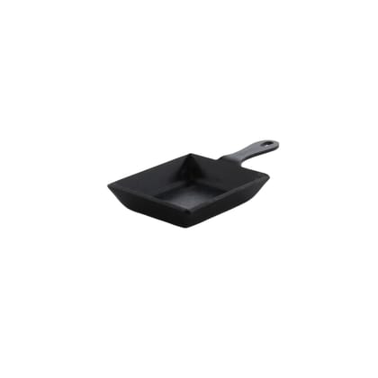 TRILONIUM Triple Seasoned Iron Mini Sizzling Brownie Pan 10 x 12 cms