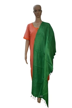 Pure organic Tussar Eri Dyed Stole Pure organic Tussar Eri Dyed Stole