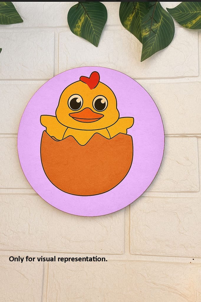 Dbeautify's Chick in Egg DIY MDF Pre-Marked Base