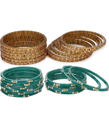 Somil Multicolor Bangle Set ( Pack of 24 )