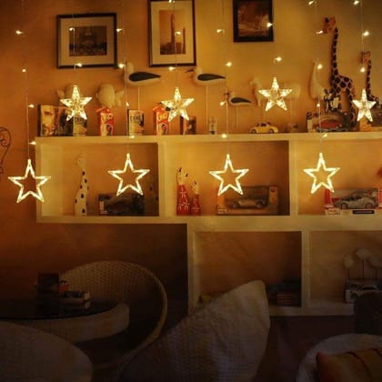 Star String Lights - Warm White LED Fairy Lights for Decor