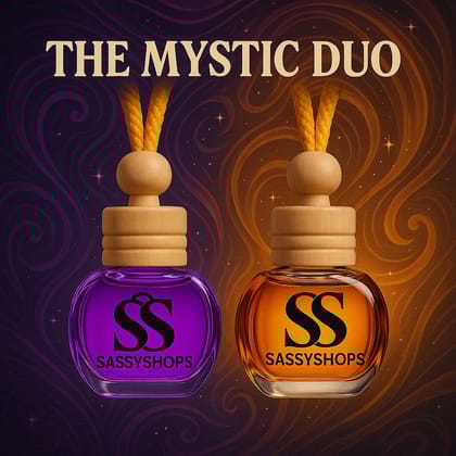 The Mystic Duo Combo (Pack of 2) | VelvetRush & JassWave | Car Perfume Reed Diffuser | Car Fragrance The Mystic Duo Combo (Pack of 2) | VelvetRush & JassWave | Car Perfume Reed Diffuser | Car Fragrance