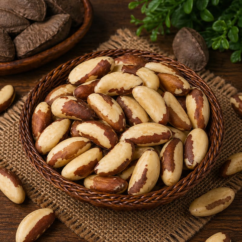 Premium Brazil Nuts (100g) | Rich in Selenium & Healthy Fats | Healthy Snacking & Baking