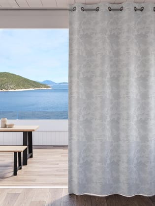 DDECOR - 100% Polyester Large Door 9 Ft|135 CM X 270 CM| - Grey