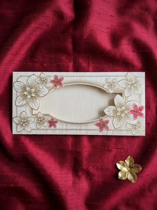 The Petal Cascade Envelope – Elegant Modern Money Envelope for Stylish Gifting