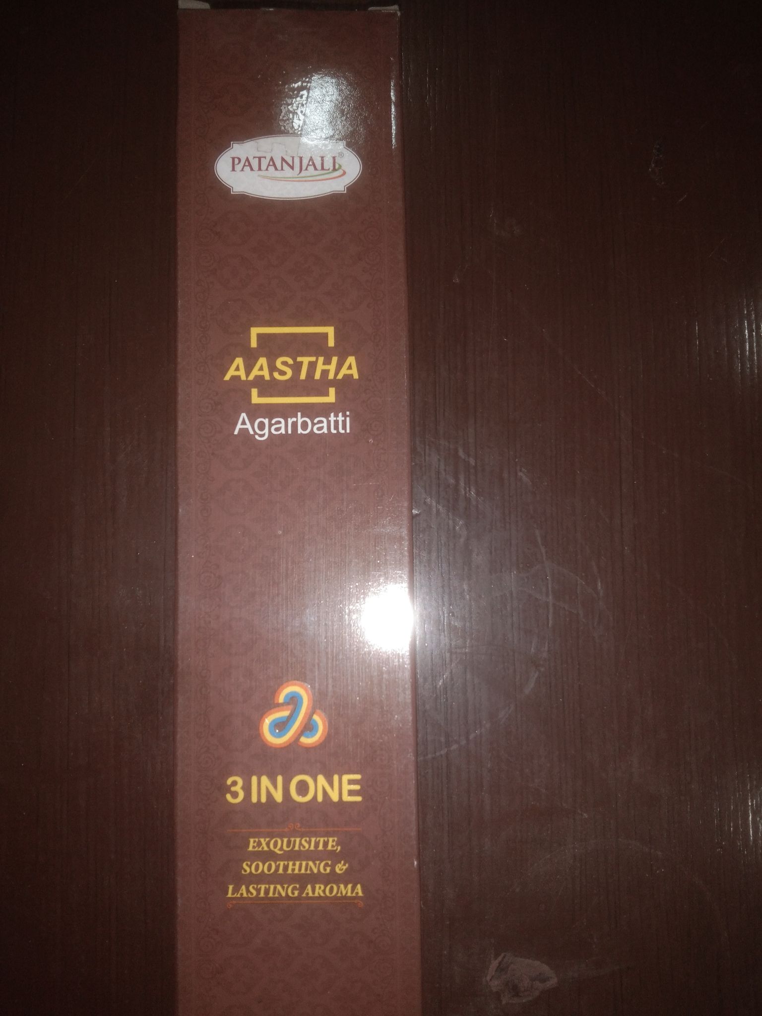 Patanjali Aastha Agarbatti 3 in one Soothing & Lasting aroma Exquisite, 