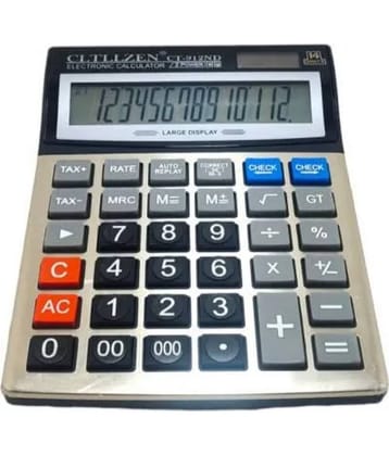 2730F- FLIPCLIPS CT-912ND Premium Quality Big Display/Big Button 14 Digit Big Size Calculator