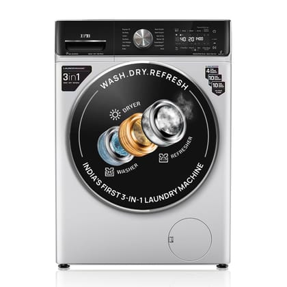 IFB 10 Kg/7 Kg/3 Kg 3-in-1, AI Powered, Fully Automatic Washer Dryer Refresher (IFB Laundrimagic, EXECUTIVE PLUS ZXS, 9 Swirl Wash, Eco Inverter Technology, Rich Silver) IFB 10 Kg/7 Kg/3 Kg 3-in-1, AI Powered, Fully Automatic Washer Dryer Refresher (IFB IFB 10 Kg/7 Kg/3 Kg 3-in-1, AI Powered, Fully Automatic Washer Dryer Refresher (IFB Laundrimagic, EXECUTIVE PLUS ZXS, 9 Swirl Wash, Eco Inverter Technology, Rich Silver) IFB 10 Kg/7 Kg/3 Kg 3-in-1, AI Powered, Fully Automatic Washer Dryer Refresher (IFB