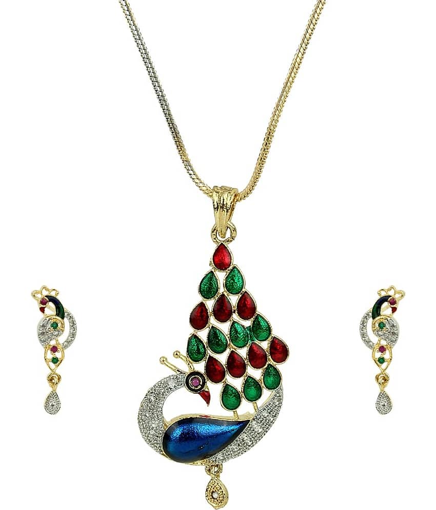Darshini Designs - Multi Color Pendant ( Pack of 2 )