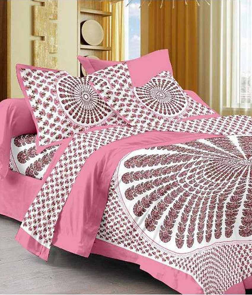 Uniqchoice Cotton Double Bedsheet ( )