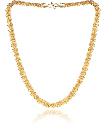 SHANKH-KRIVA Gold Plated Chain ( Set of 1 )