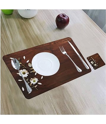 Revexo Set of 12 PVC Table Mats & Coasters